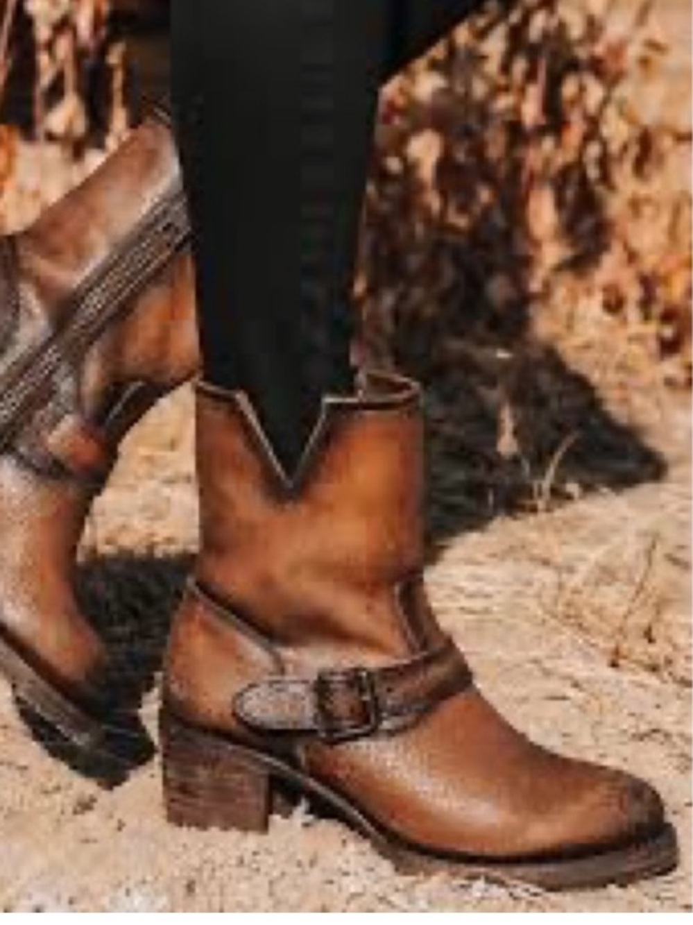 Freebird Carlito harness boots brown 8